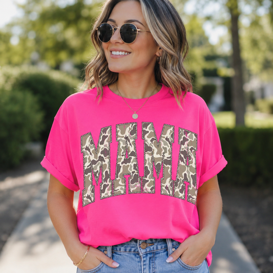 Camo MAMA Tee
