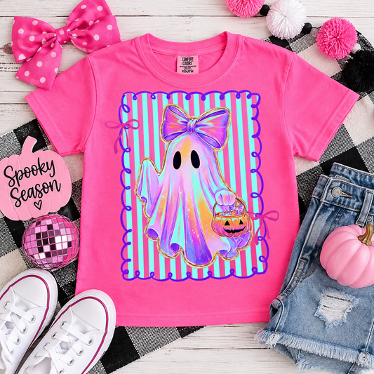 Preppy Ghost Youth Graphic Tee