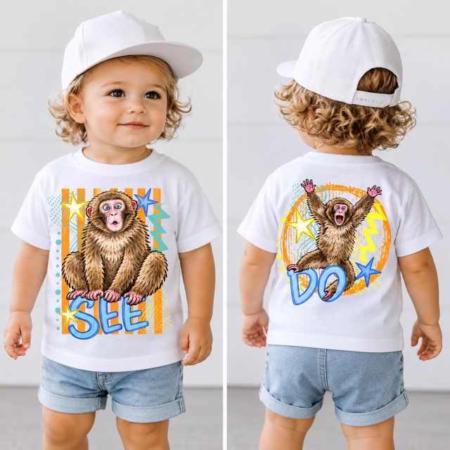 Monkey See Monkey Do Infant/Toddler Tee