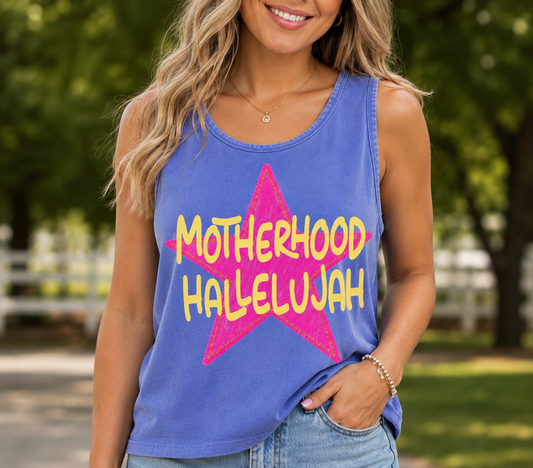 Motherhood Hallelujah Tank Top