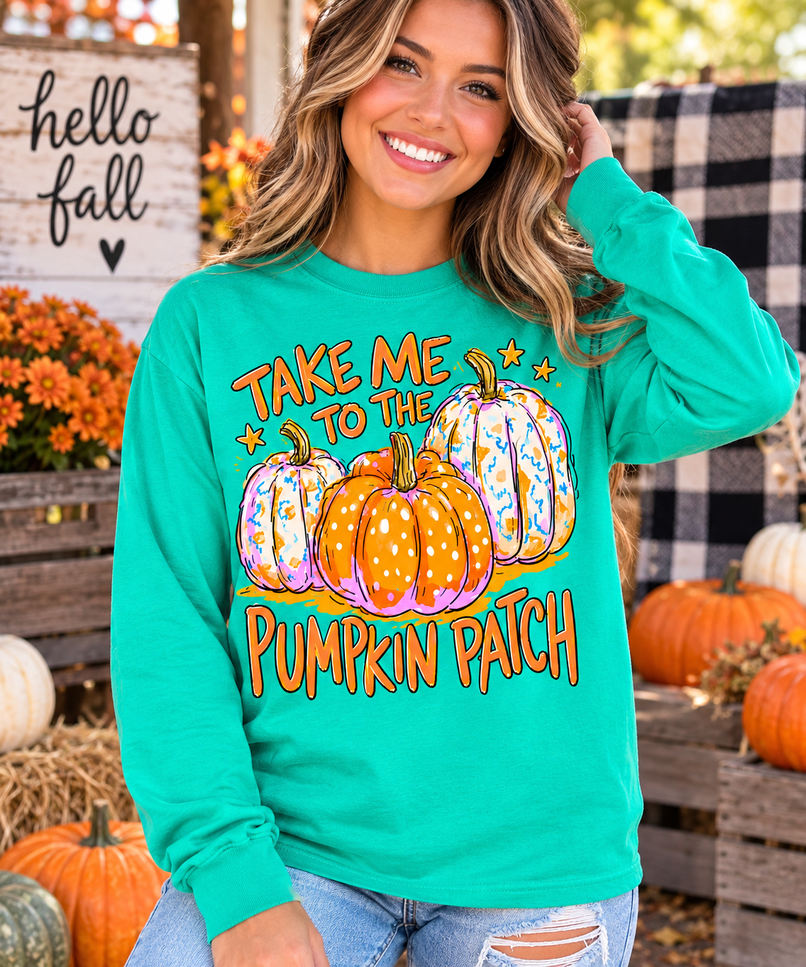 Take Me to the Pumpkin Patch Graphic Tee