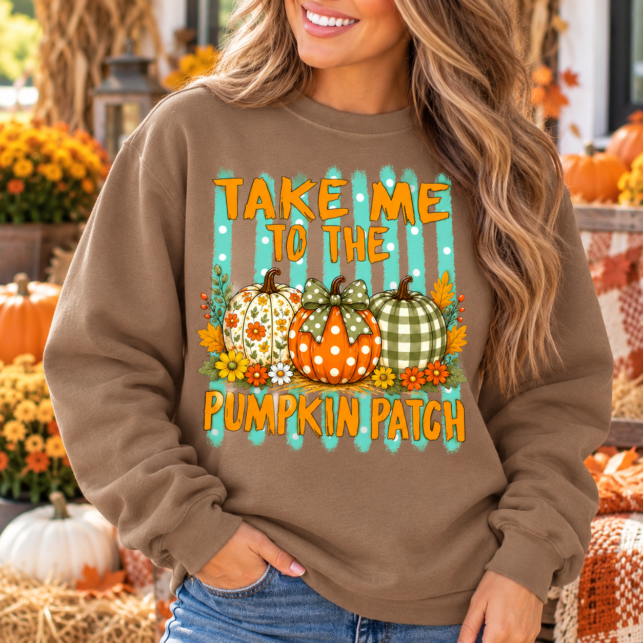 Take Me to the Pumpkin Patch Graphic Tee/Sweatshirt