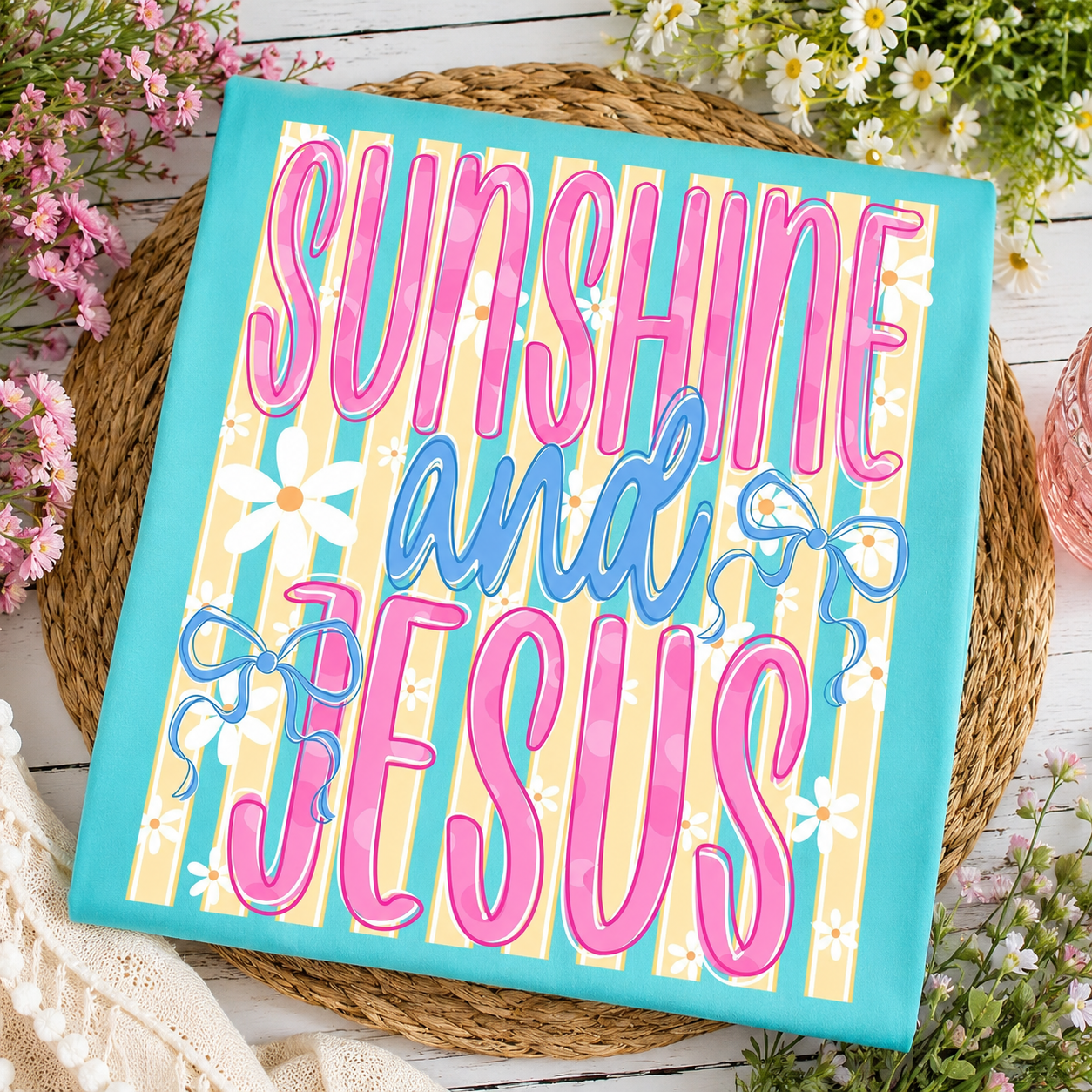 Sunshine & Jesus Tee