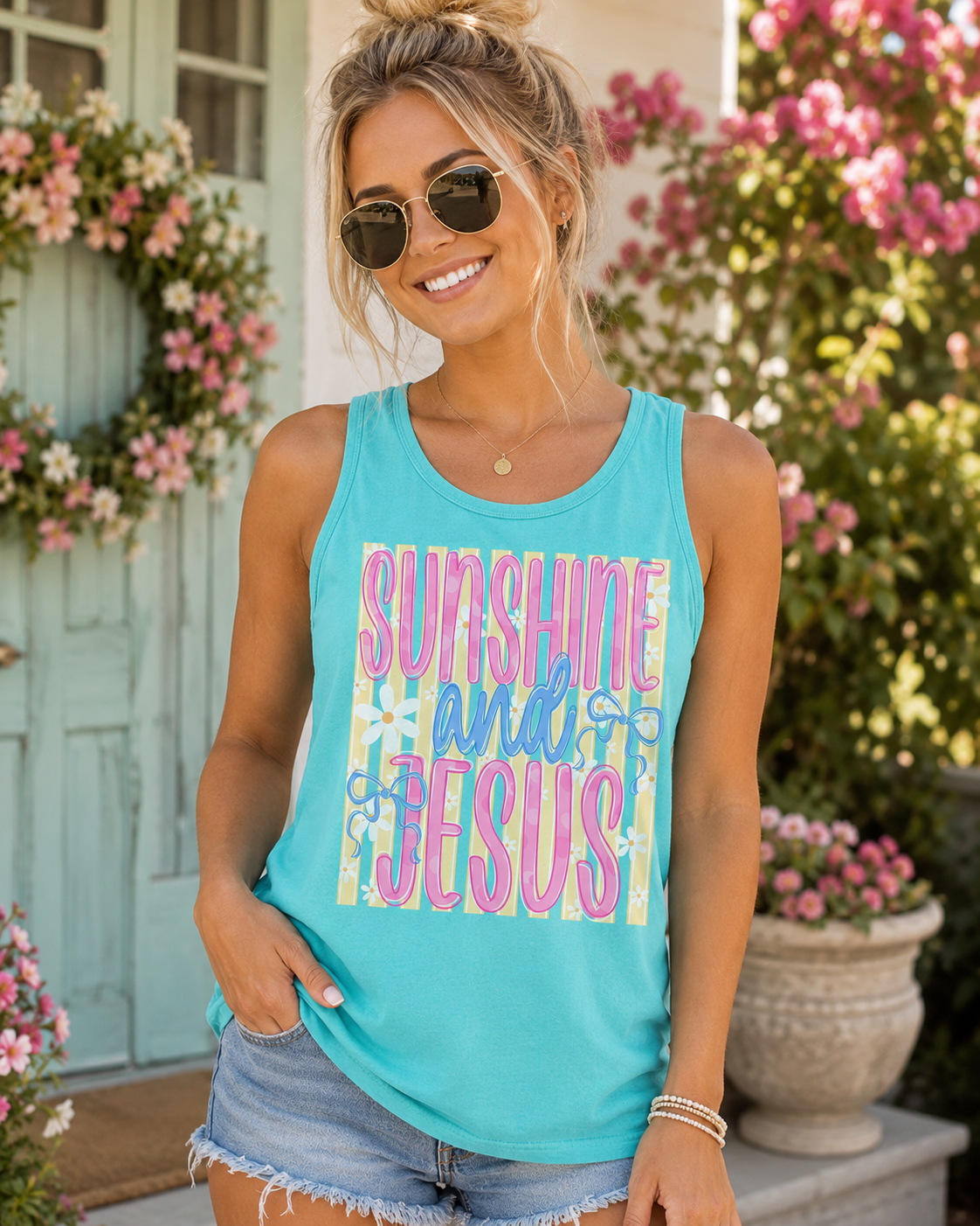 Sunshine and Jesus Tank