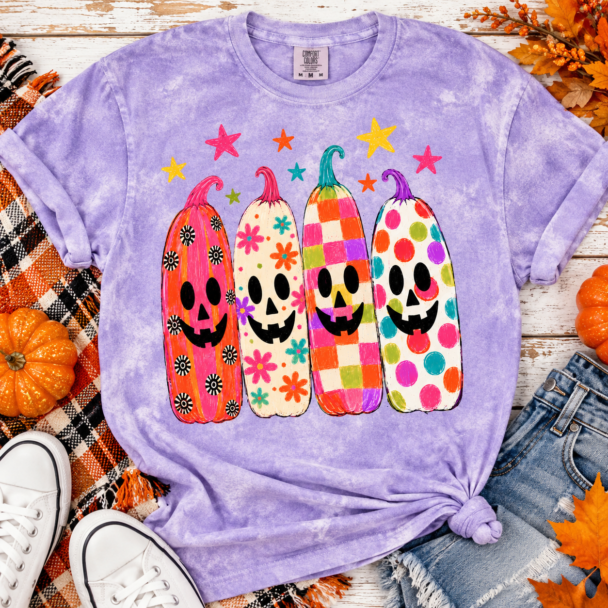 Boho Pumpkins Graphic Tee
