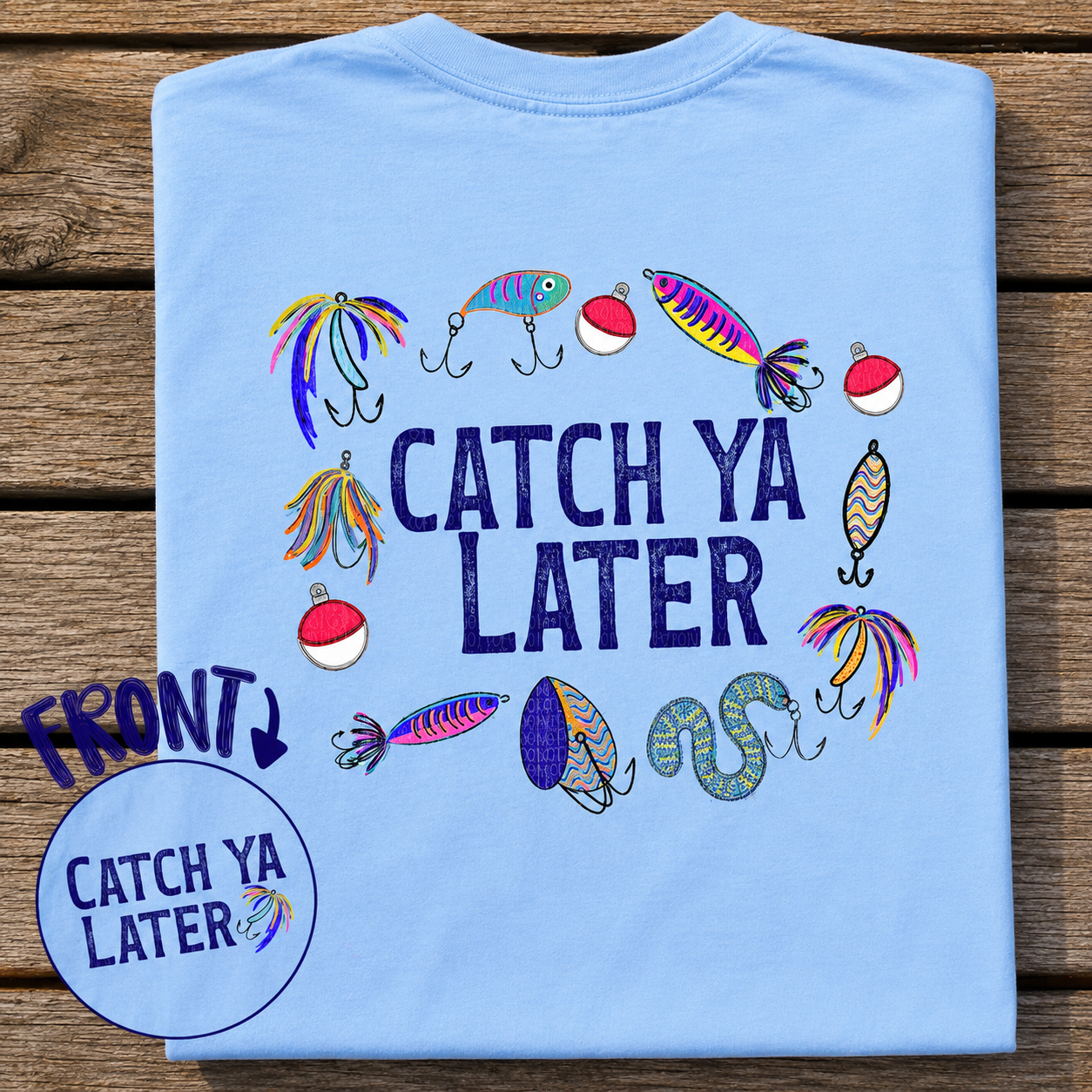 Catch Ya Later Lures Boys Youth Graphic Tee