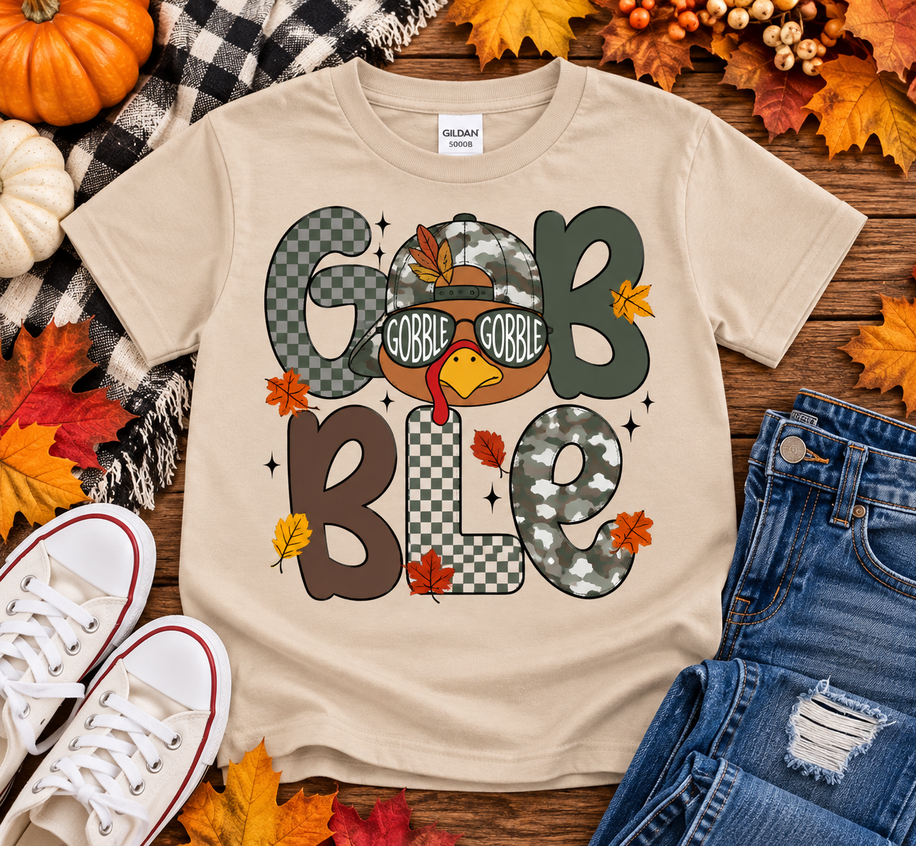 GOBBLE Boy Graphic Tee