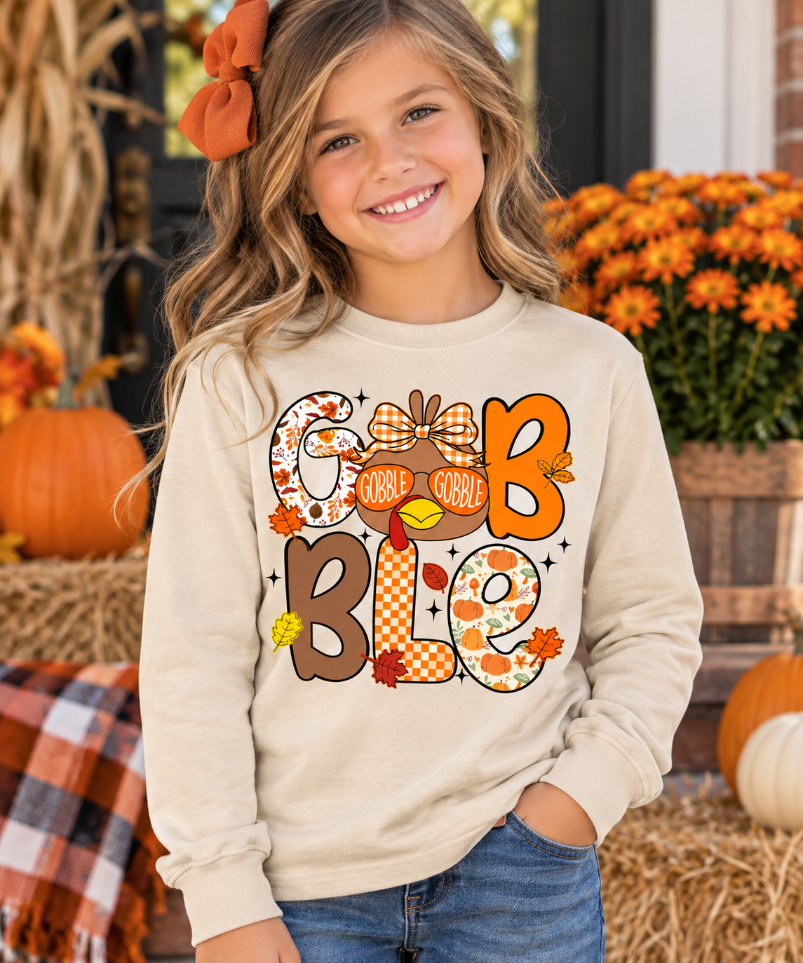 GOBBLE Girl Graphic Tee