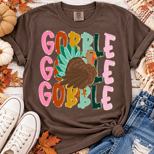 Gobble Gobble Gobble Graphic Tee