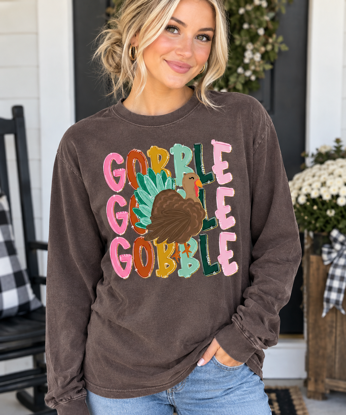 Gobble Gobble Gobble Graphic Tee