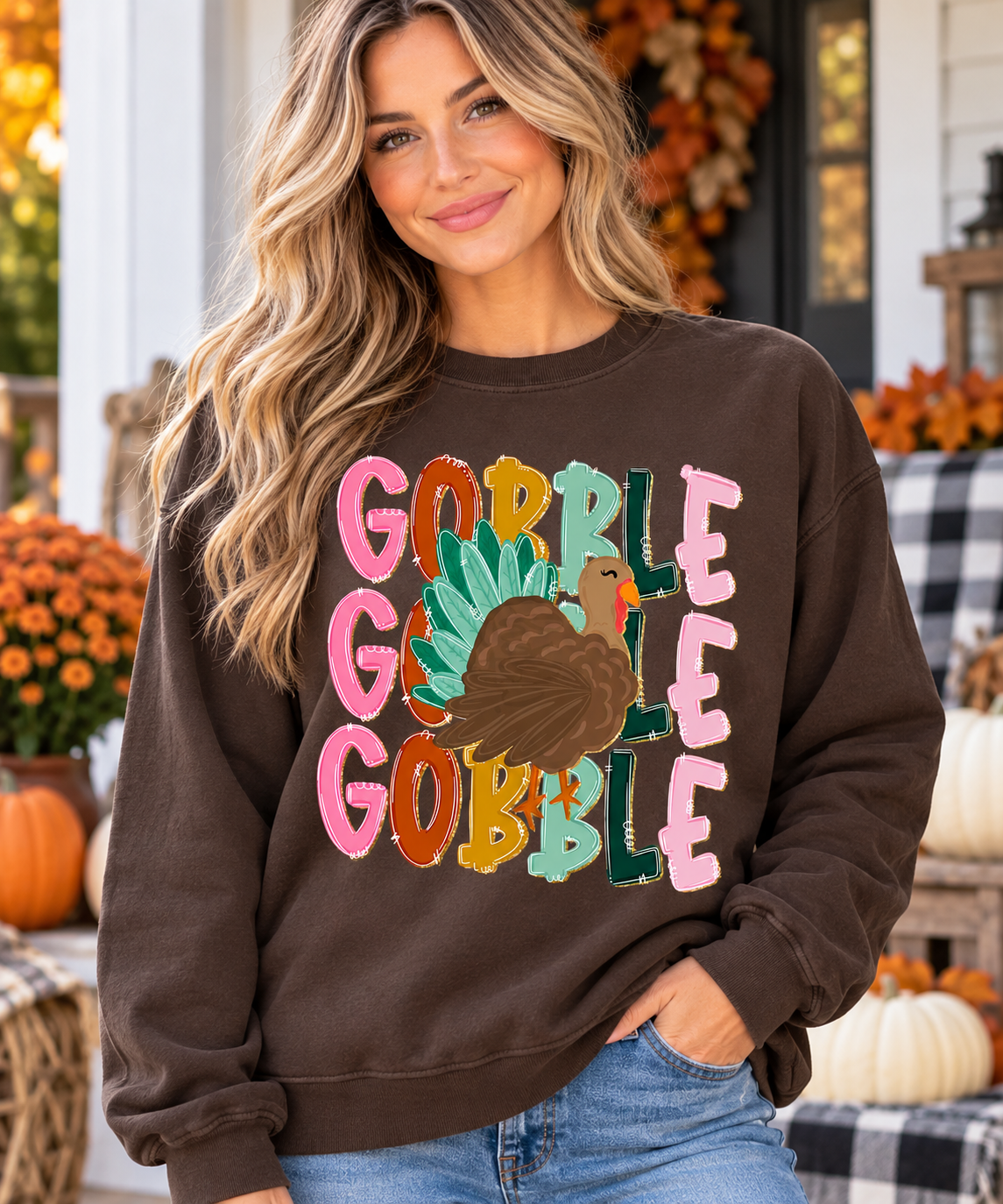 Gobble Gobble Gobble Graphic Tee