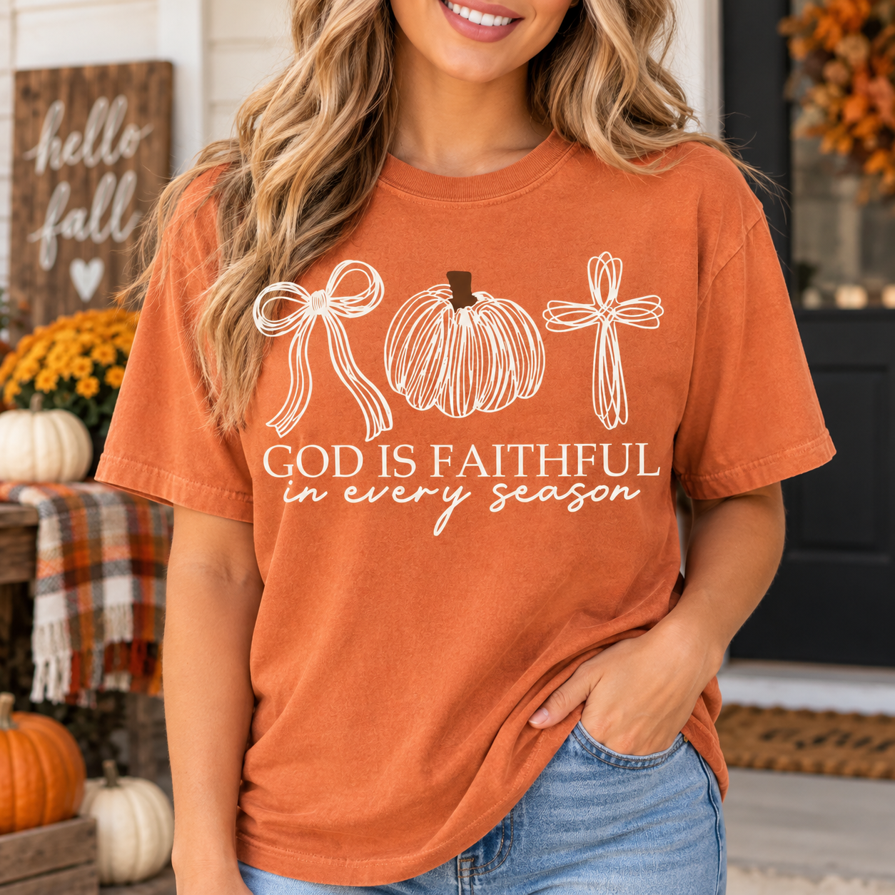 God is Faithful in Every Season Graphic Tee