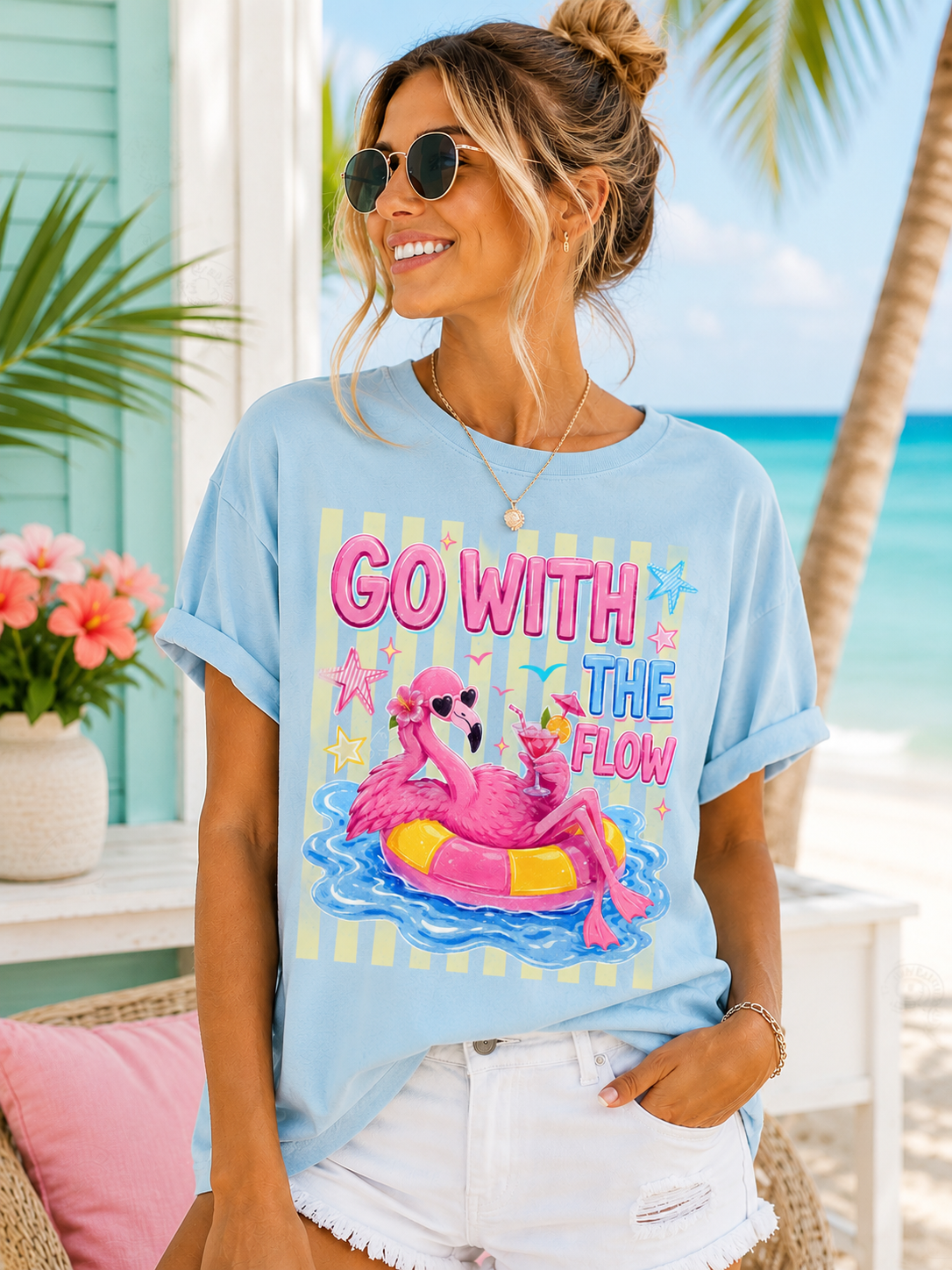 Go With the Flow Tee