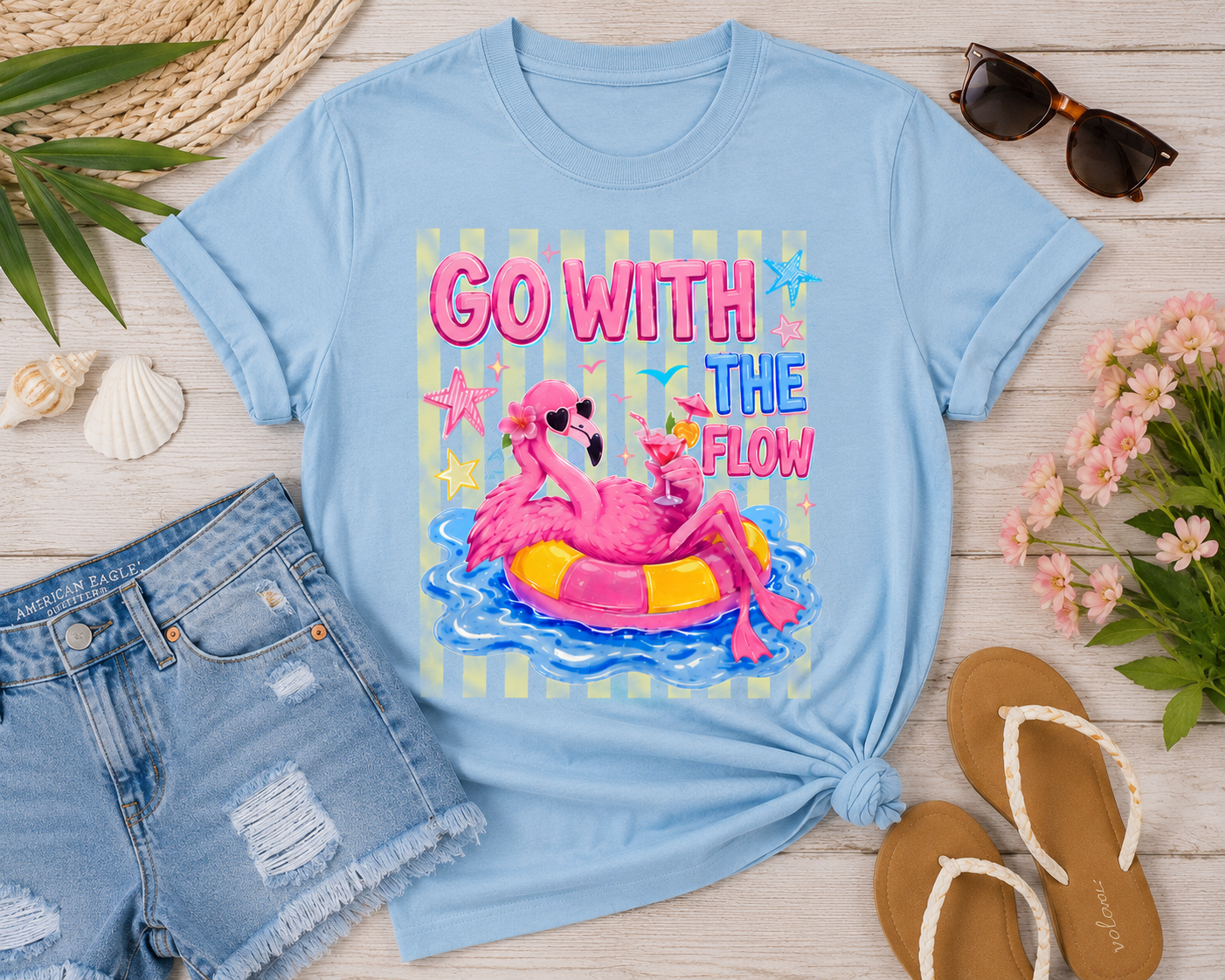Go With the Flow Tee