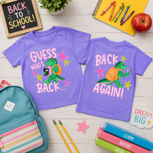 Guess Who's Back-Back Again Girl Tee