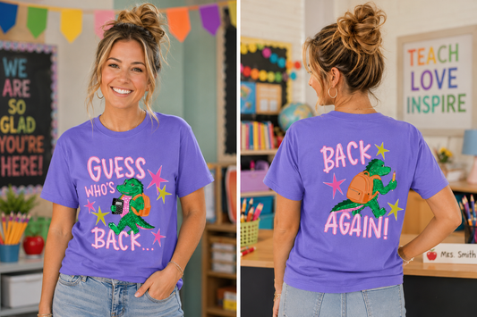Guess Who's Back Adult Tee