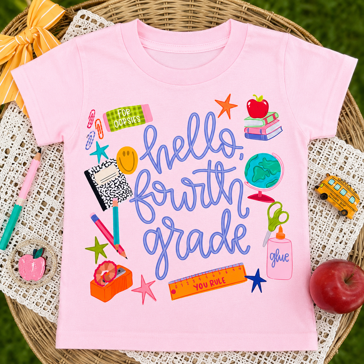 Hello Grade Back to School Tee