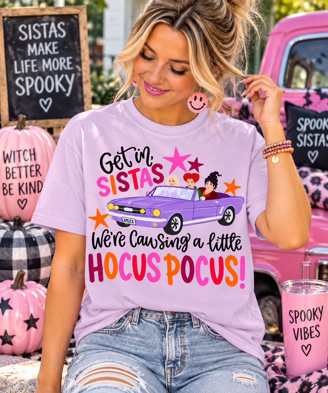 Hocus Pocus Sistas Graphic Tee
