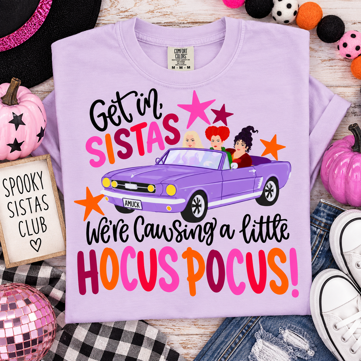 Hocus Pocus Sistas Graphic Tee