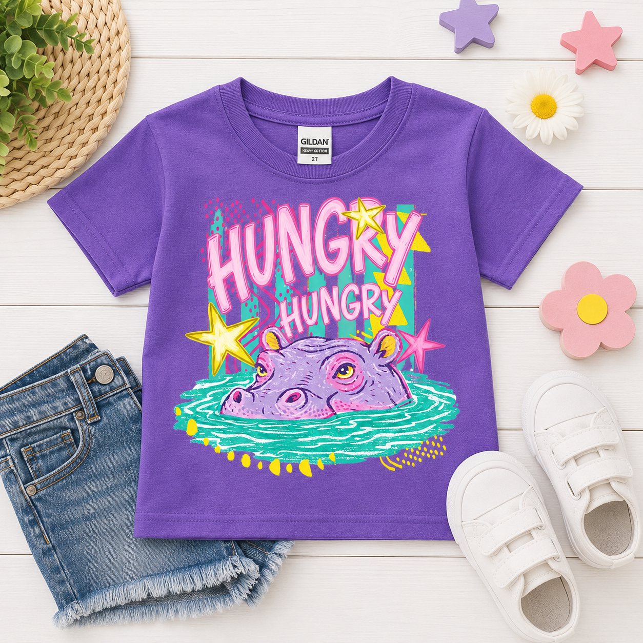 Hungry Hippo Toddler Tee