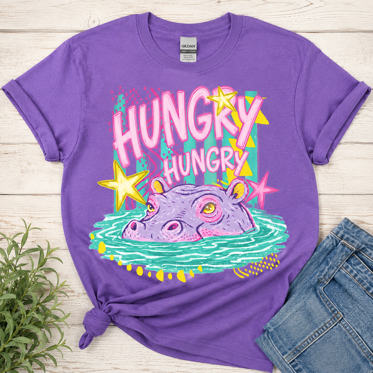 Hungry Hippo Youth Tee