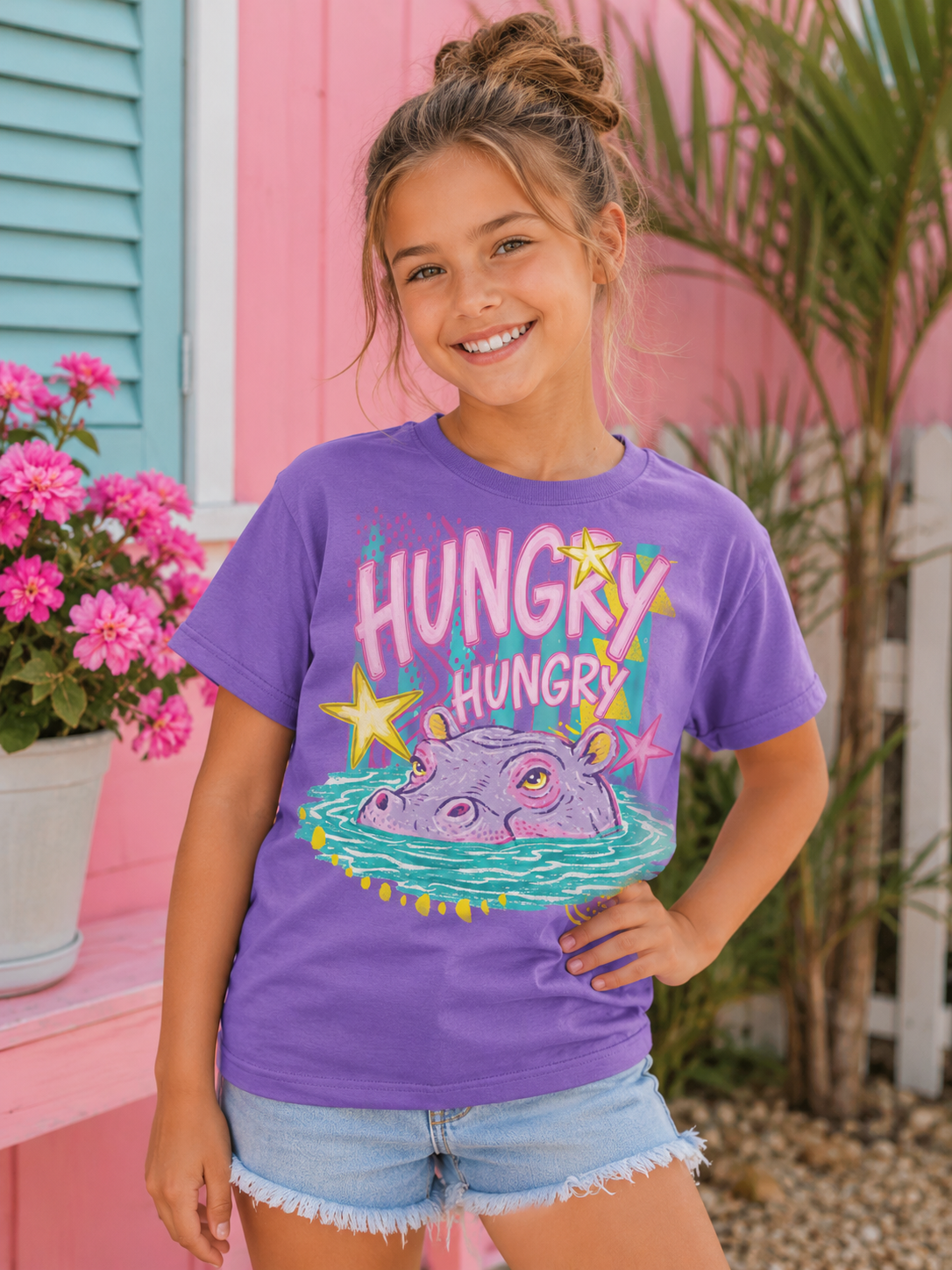 Hungry Hippo Youth Tee