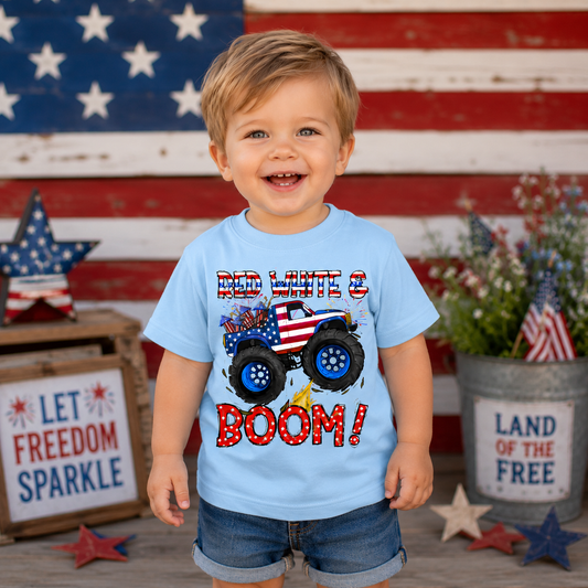 Red White & Boom Toddler Tee