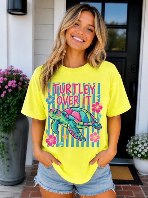 Turtley Over It Tee