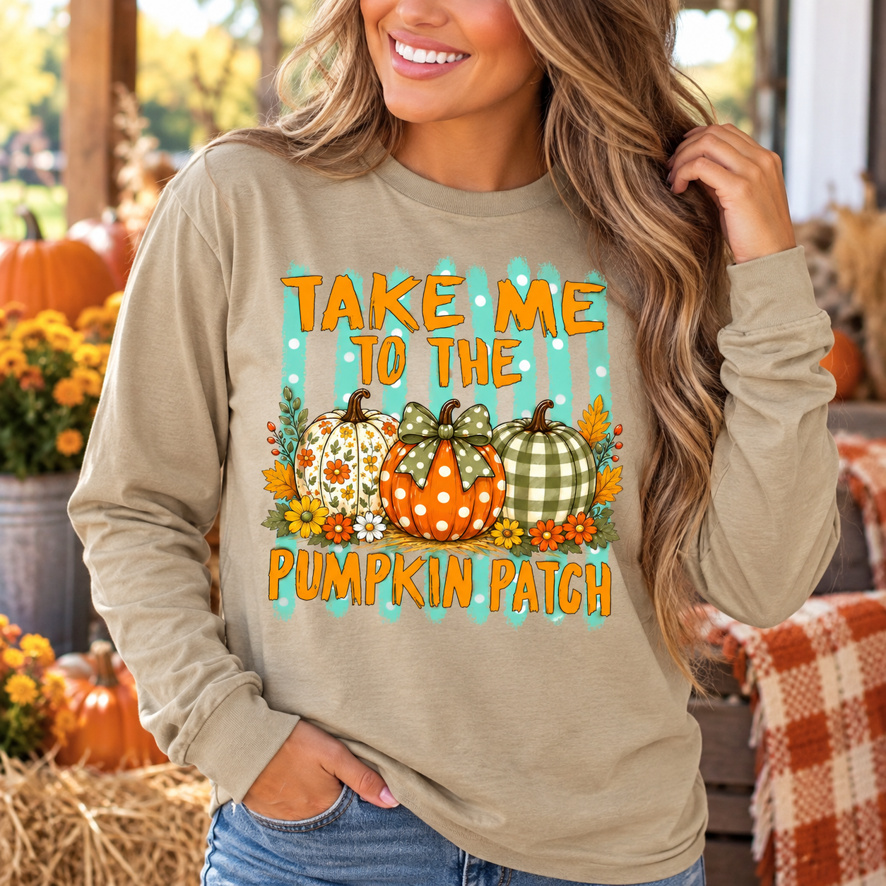 Take Me to the Pumpkin Patch Graphic Tee/Sweatshirt