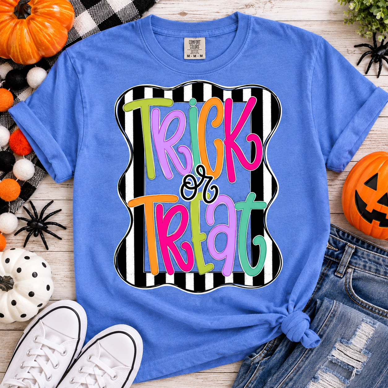 Trick or Treat Frame Graphic Tee YOUTH & ADULT