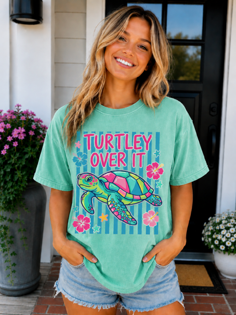 Turtley Over It Tee