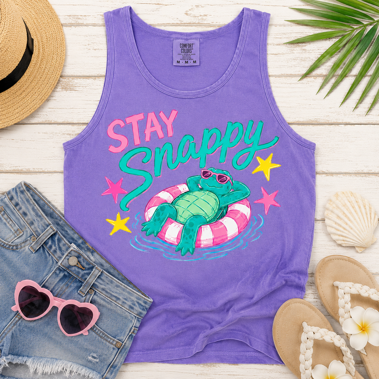 Preppy Stay Snappy Turtle Tank